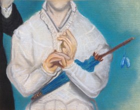 D'après Manet (pastel sec)